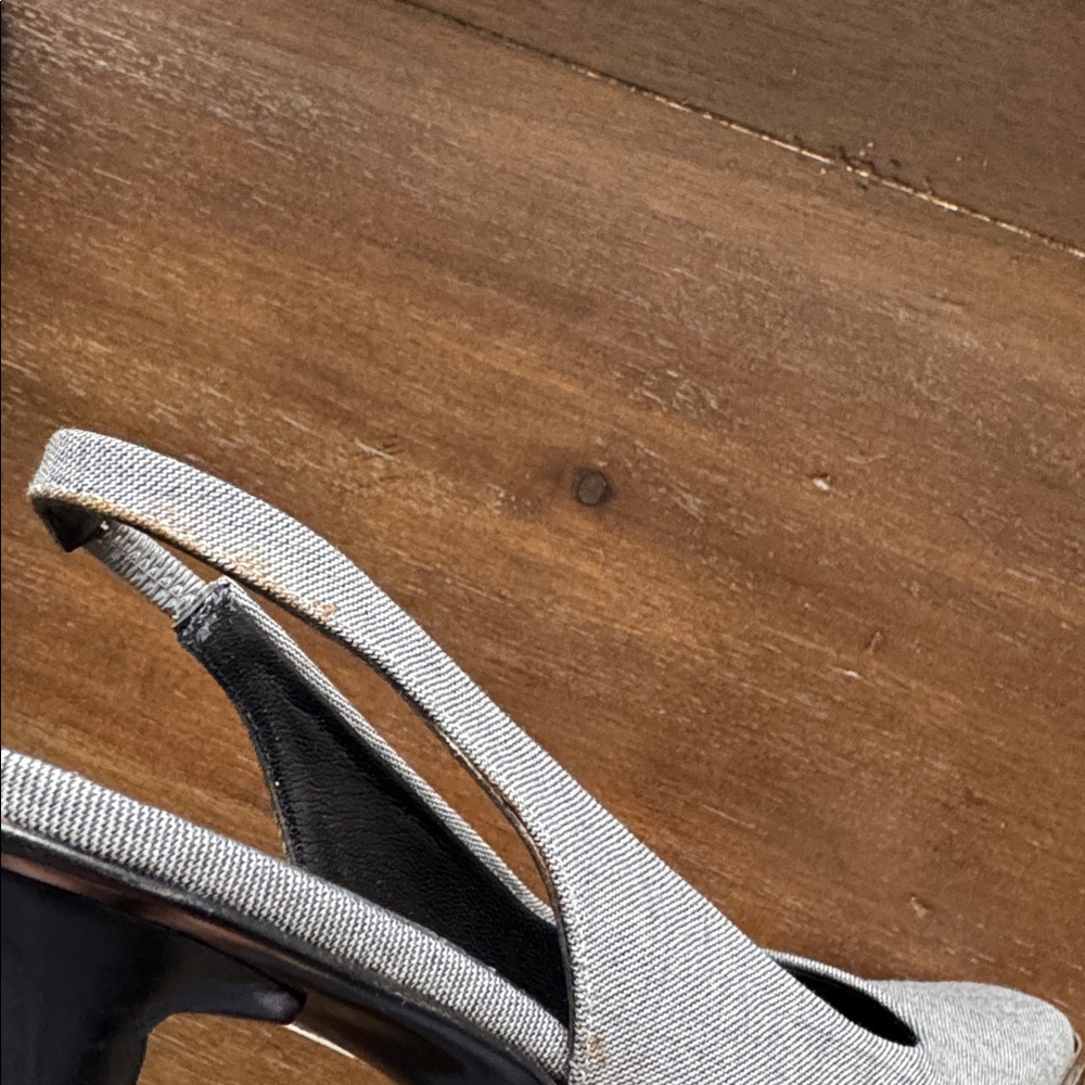 Size 8 38 Escada wool fabric gray Pumps - Picture 10 of 16